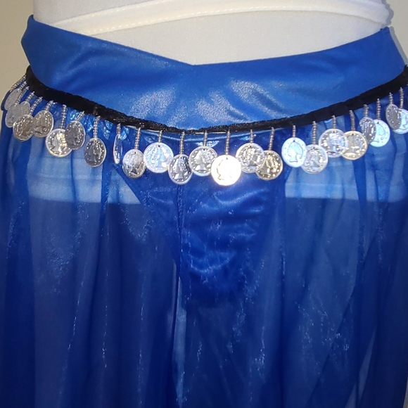 6 Piece Jeanie / Bellydancer Costume NWOT - Picture 8 of 11